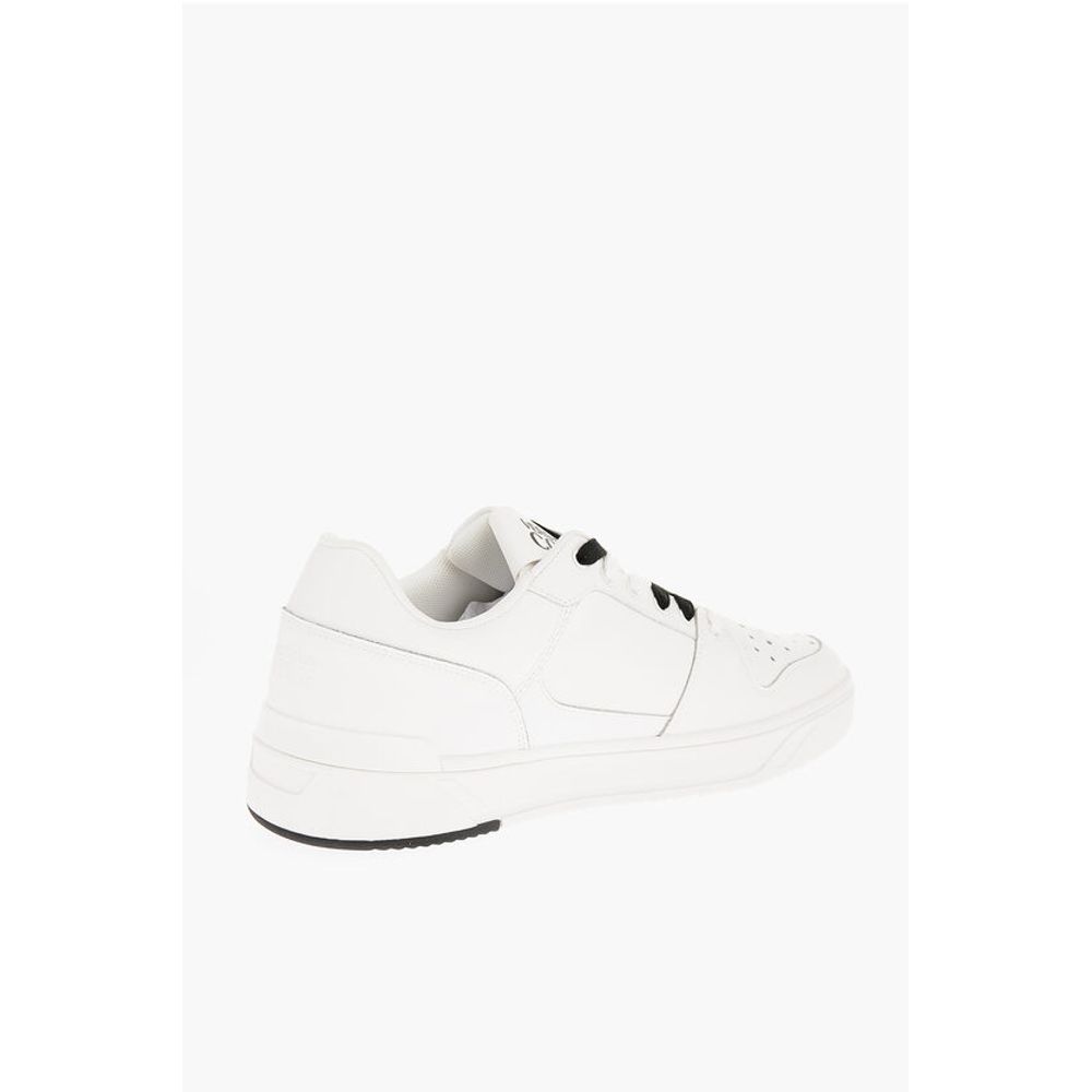 JEANS COUTURE Leather STARLIGHT Low Top Sneakers with Printe