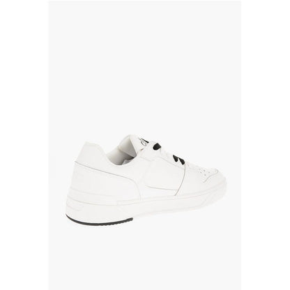 JEANS COUTURE Leather STARLIGHT Low Top Sneakers with Printe