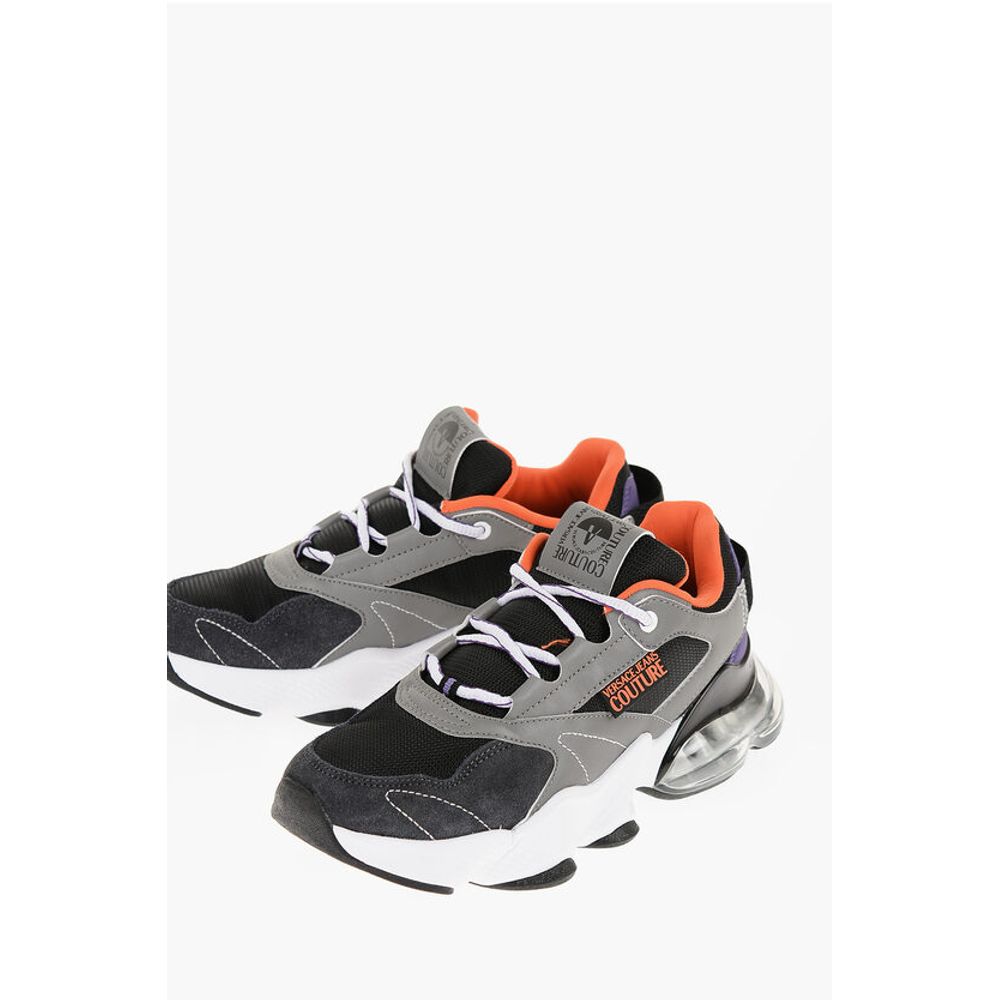 JEANS COUTURE Fabric NOMO Sneakers with Suede Trims and Air
