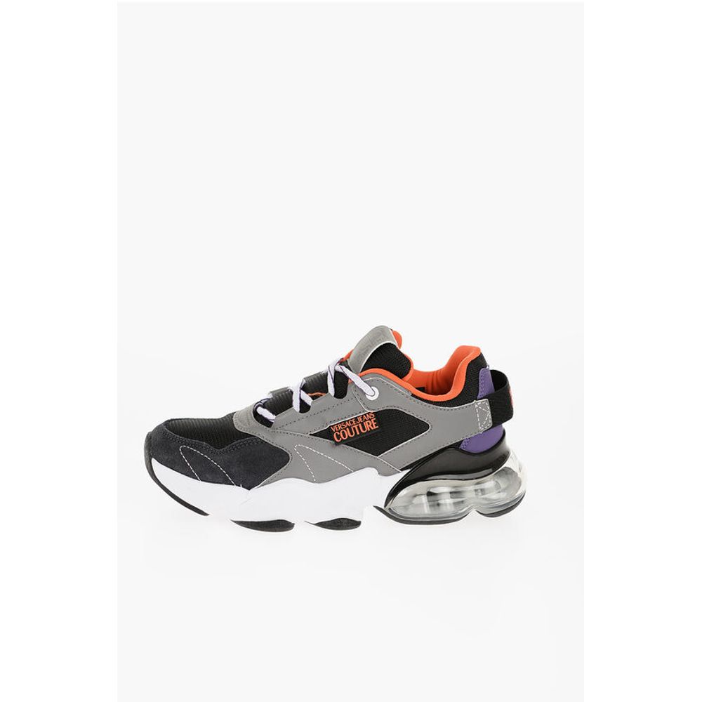 JEANS COUTURE Fabric NOMO Sneakers with Suede Trims and Air