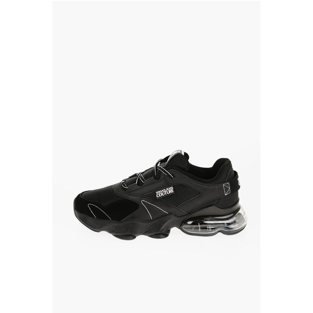 JEANS COUTURE Fabric NOMO Sneakers with Suede Trims and Air