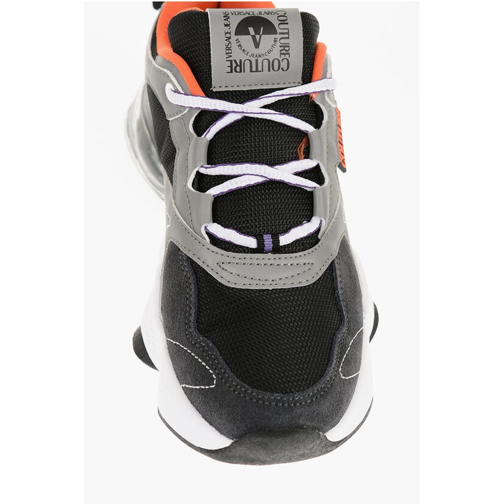 JEANS COUTURE Fabric NOMO Sneakers with Suede Trims and Air