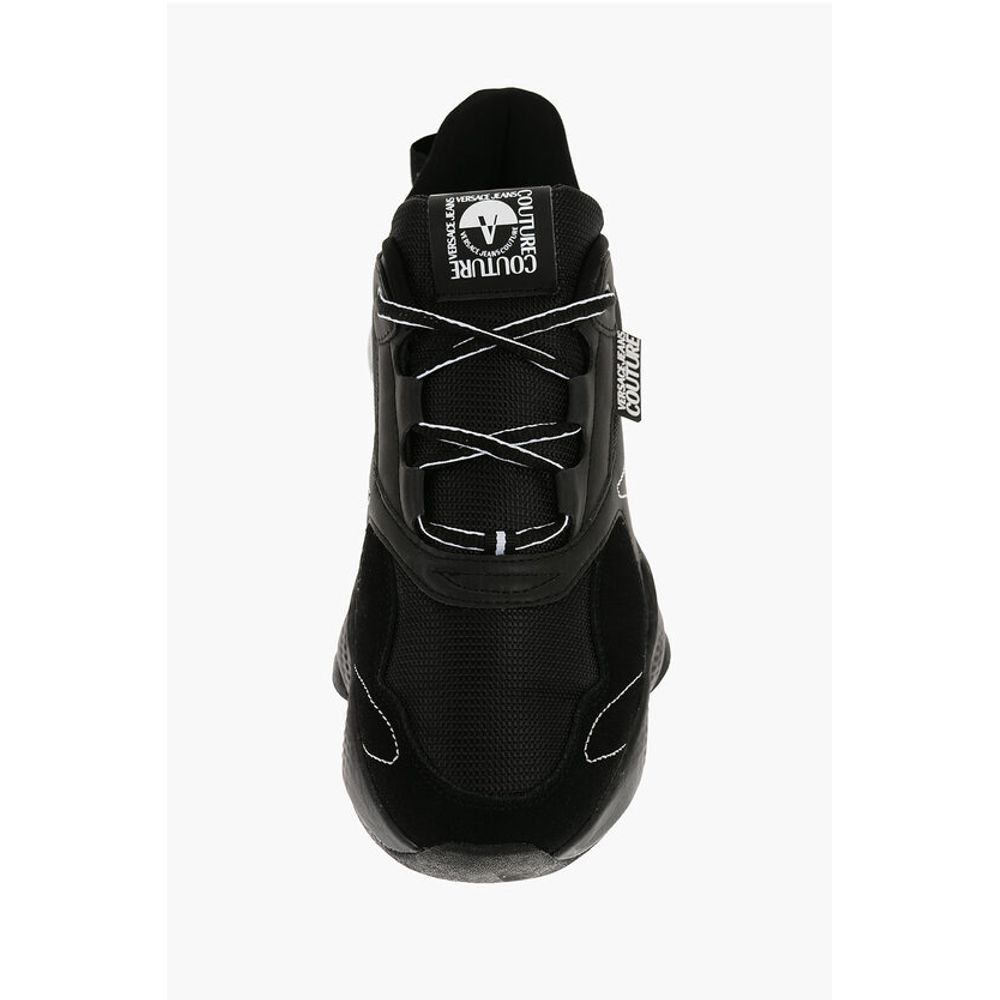 JEANS COUTURE Fabric NOMO Sneakers with Suede Trims and Air