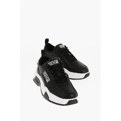 JEANS COUTURE Leather STARGAZE Sneakers with Contrasting Det