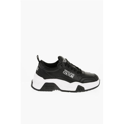 JEANS COUTURE Leather STARGAZE Sneakers with Contrasting Det