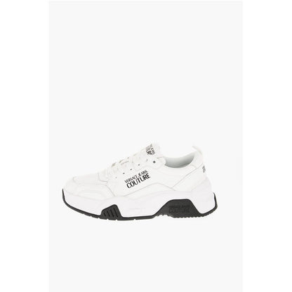 JEANS COUTURE Leather STARGAZE Sneakers with Contrasting Det