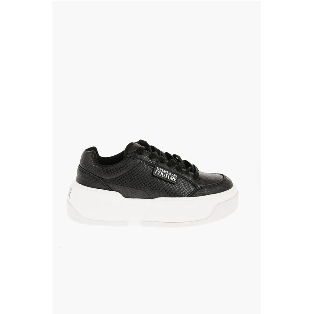 JEANS COUTURE Python Effect Faux Leather RAVEWING Sneakers w