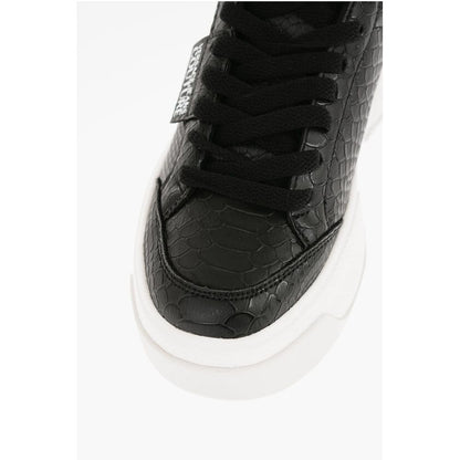 JEANS COUTURE Python Effect Faux Leather RAVEWING Sneakers w