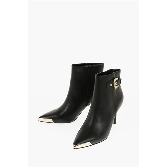 JEANS COUTURE Faux Leather SCARLETT Booties with Side Zip an