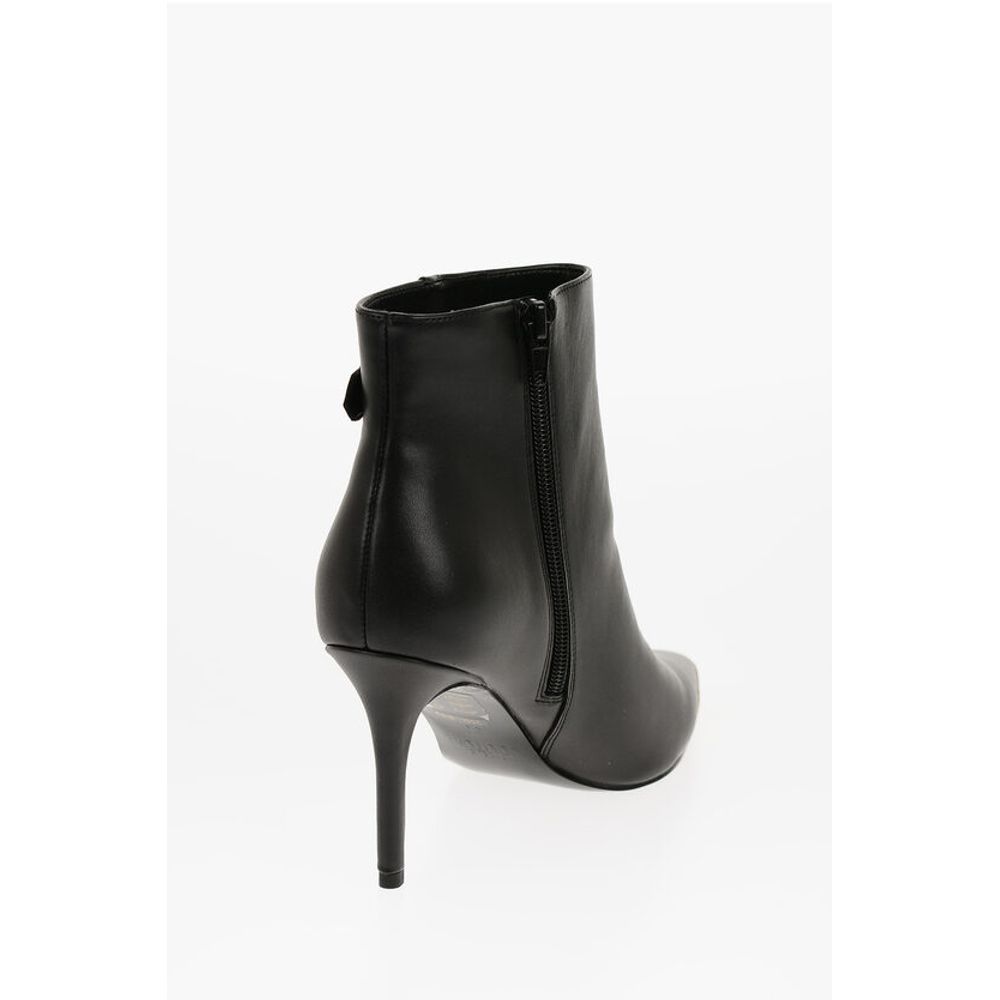 JEANS COUTURE Faux Leather SCARLETT Booties with Side Zip an
