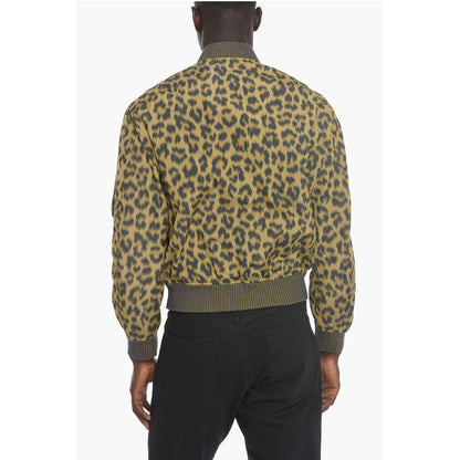 Leopard Printed Bomber Jacket
