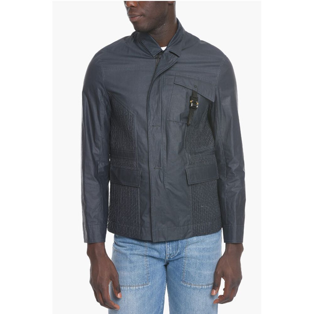 Coated Cotton Utility Jacket