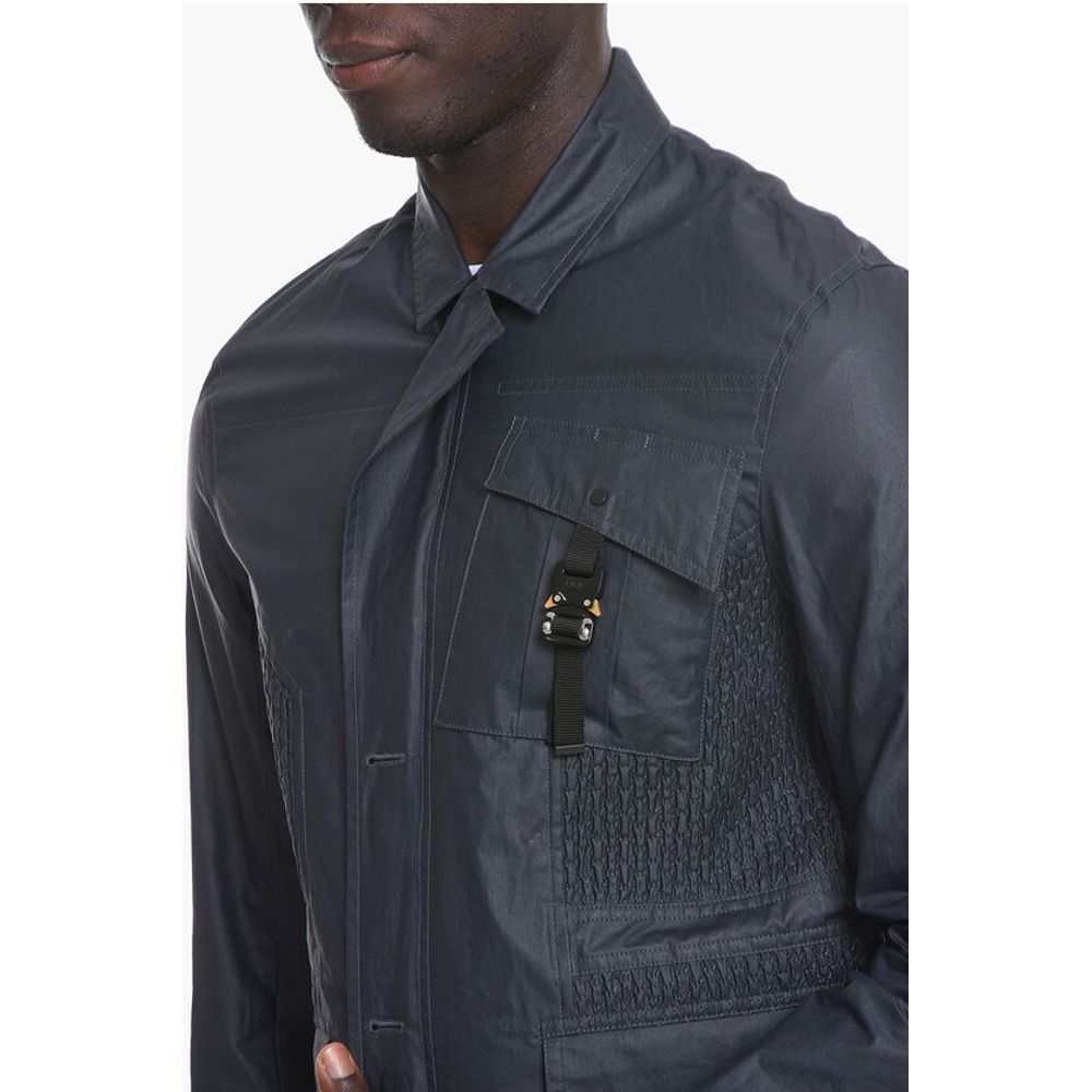 Coated Cotton Utility Jacket