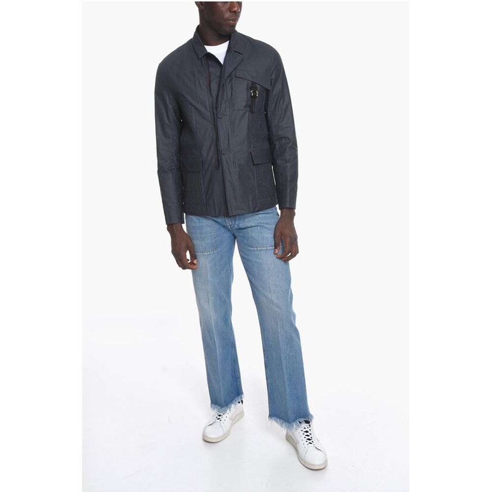 Coated Cotton Utility Jacket