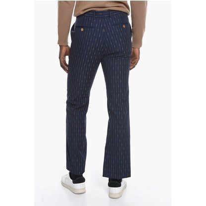 Horsebit Embroidered Pants