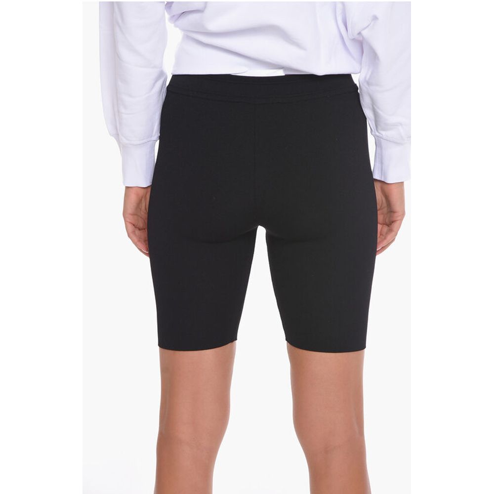 Biker Shorts with Embossed Logo Application