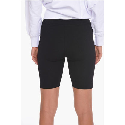Biker Shorts with Embossed Logo Application