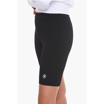 Biker Shorts with Embossed Logo Application