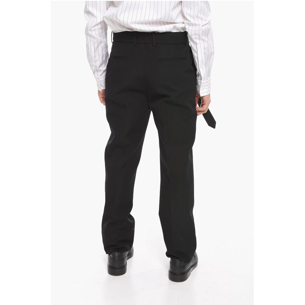 SEASONAL Belted BUCKLE DRY Wool Pants