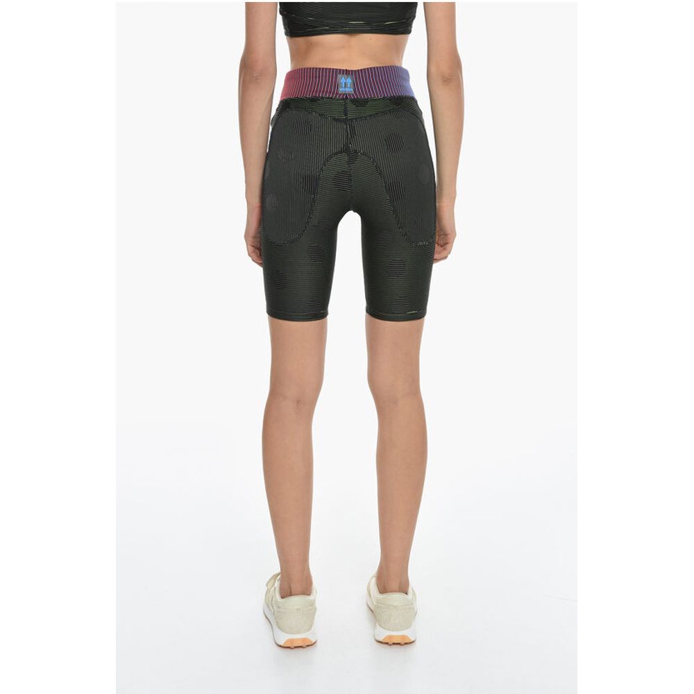 NIKE Striped Active Biker Shorts