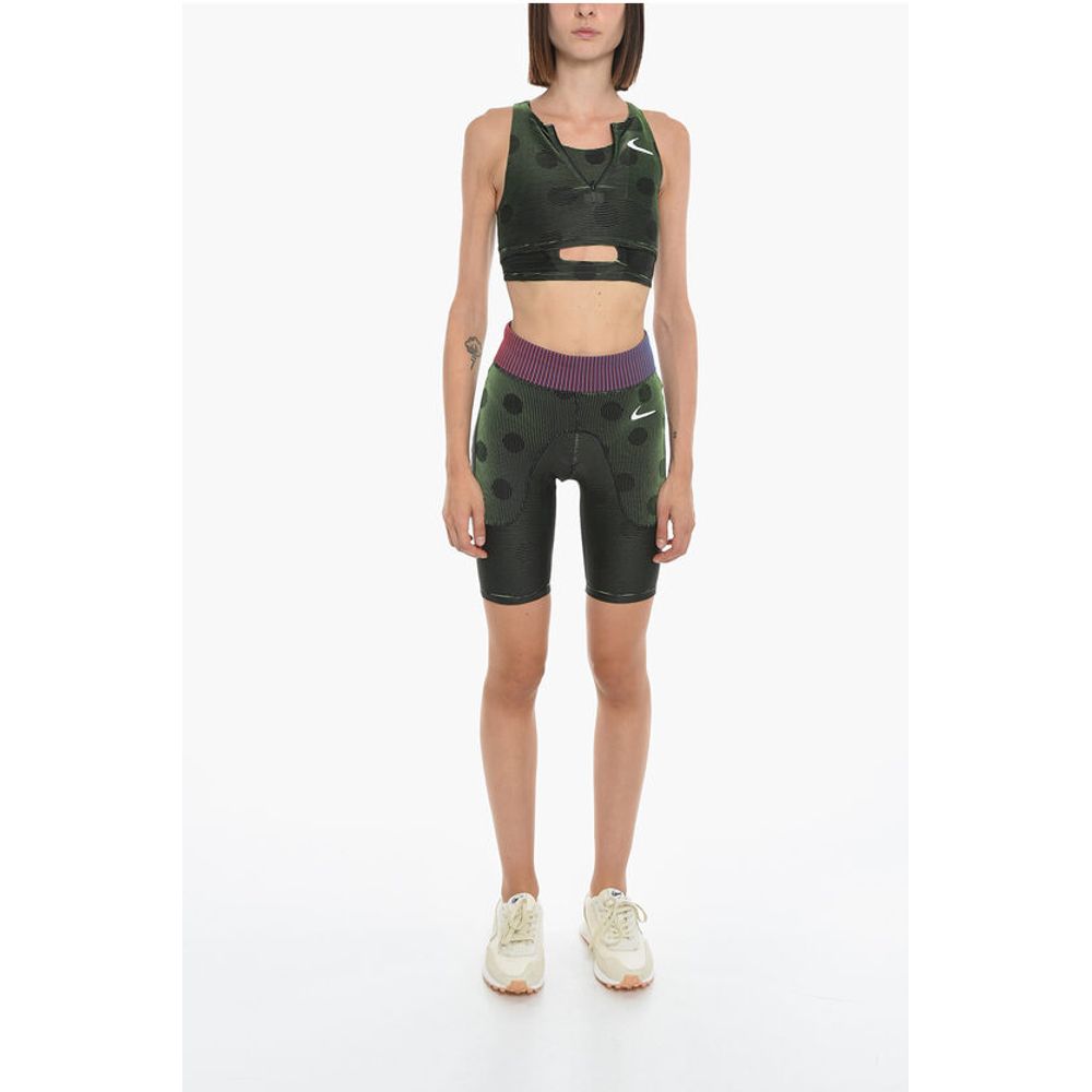 NIKE Striped Active Biker Shorts