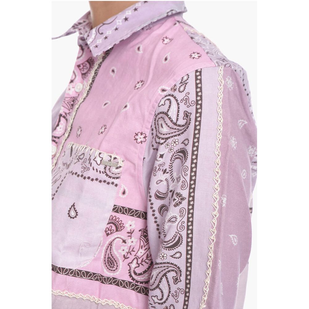 Paisley Patterned RECONSTRUCTED Cotton Shirt