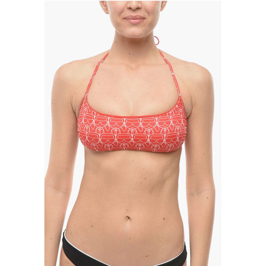 All Over Iconic Printed Bandeau Top Bikini