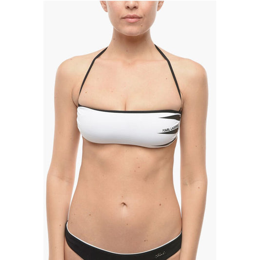 Bandeau Bikini Top with Contrasting Trim