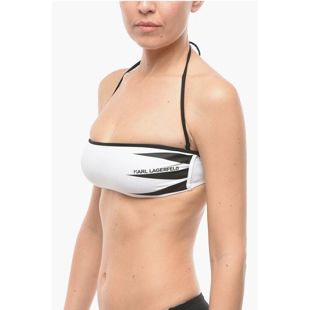 Bandeau Bikini Top with Contrasting Trim