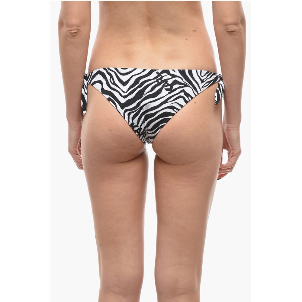 Animal Patterned Tie-Side Bikini Bottom