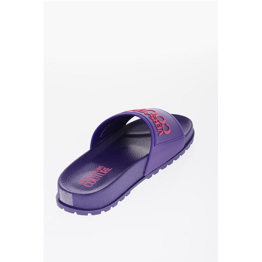 JEANS COUTURE Rubber SHELLY Slides with Embossed Logo