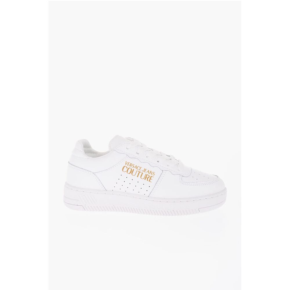 JEANS COUTURE Leather MEYSSA Low-Top Sneakers with Glitter L