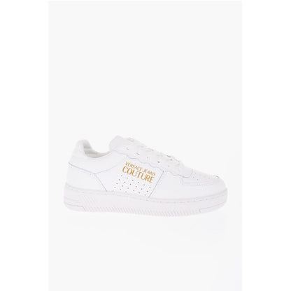 JEANS COUTURE Leather MEYSSA Low-Top Sneakers with Glitter L