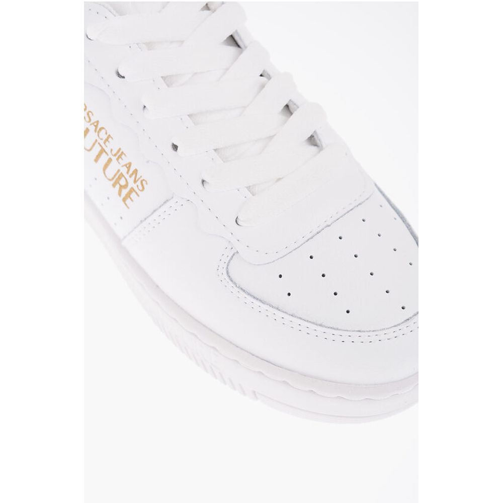 JEANS COUTURE Leather MEYSSA Low-Top Sneakers with Glitter L