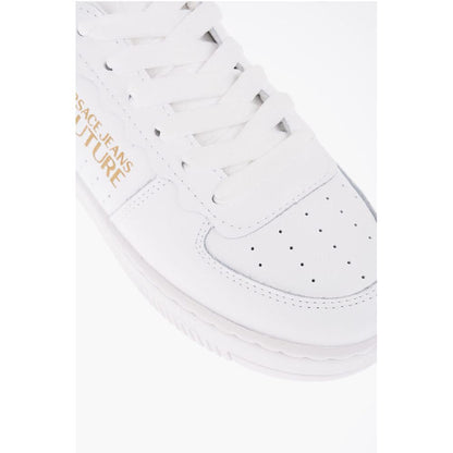 JEANS COUTURE Leather MEYSSA Low-Top Sneakers with Glitter L