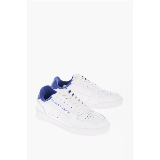 JEANS COUTURE Textured Leather BROOKLYN Low-Top Sneaker with