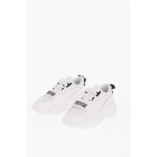 JEANS COUTURE Leather and Fabric SPEEDTRACK Sneakers with Me