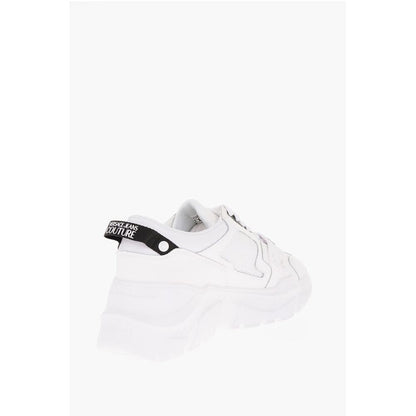 JEANS COUTURE Leather and Fabric SPEEDTRACK Sneakers with Me