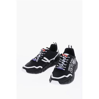 JEANS COUTURE Fabric ATOM Sneakers with Printed Contrasting