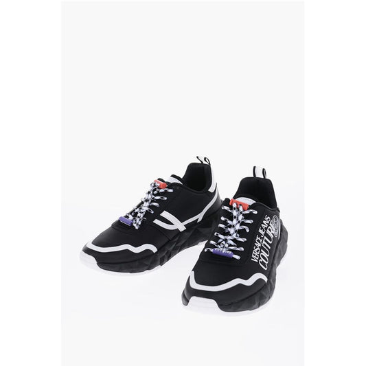 JEANS COUTURE Fabric ATOM Sneakers with Printed Contrasting