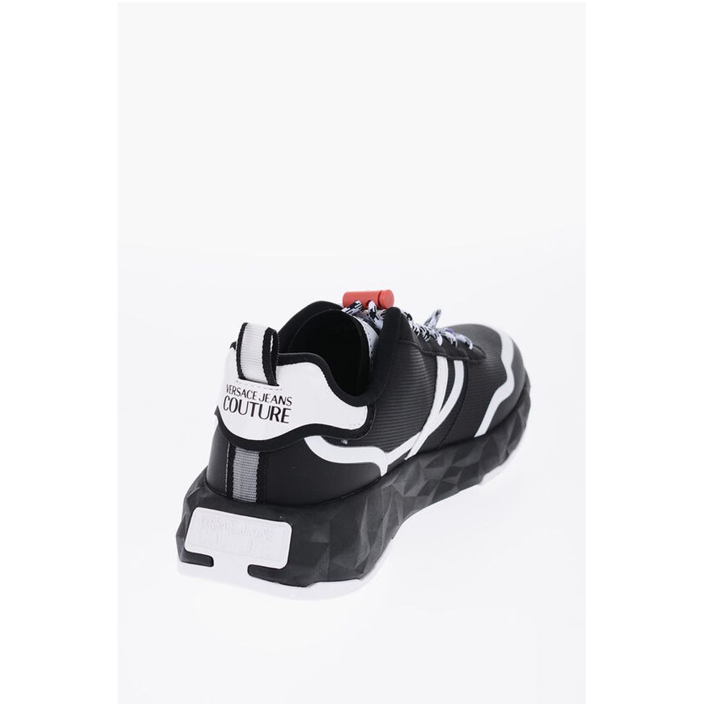 JEANS COUTURE Fabric ATOM Sneakers with Printed Contrasting