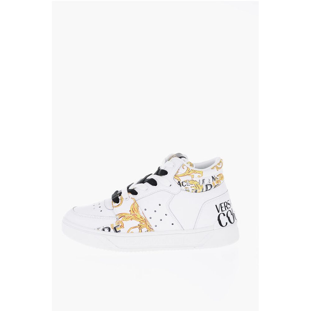 JEANS COUTURE Baroque Printed Leather STARLIGHT High-Top Sne