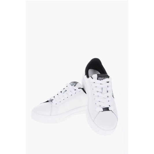 JEANS COUTURE Textured Leather COURT 88 Sneakers with Contra