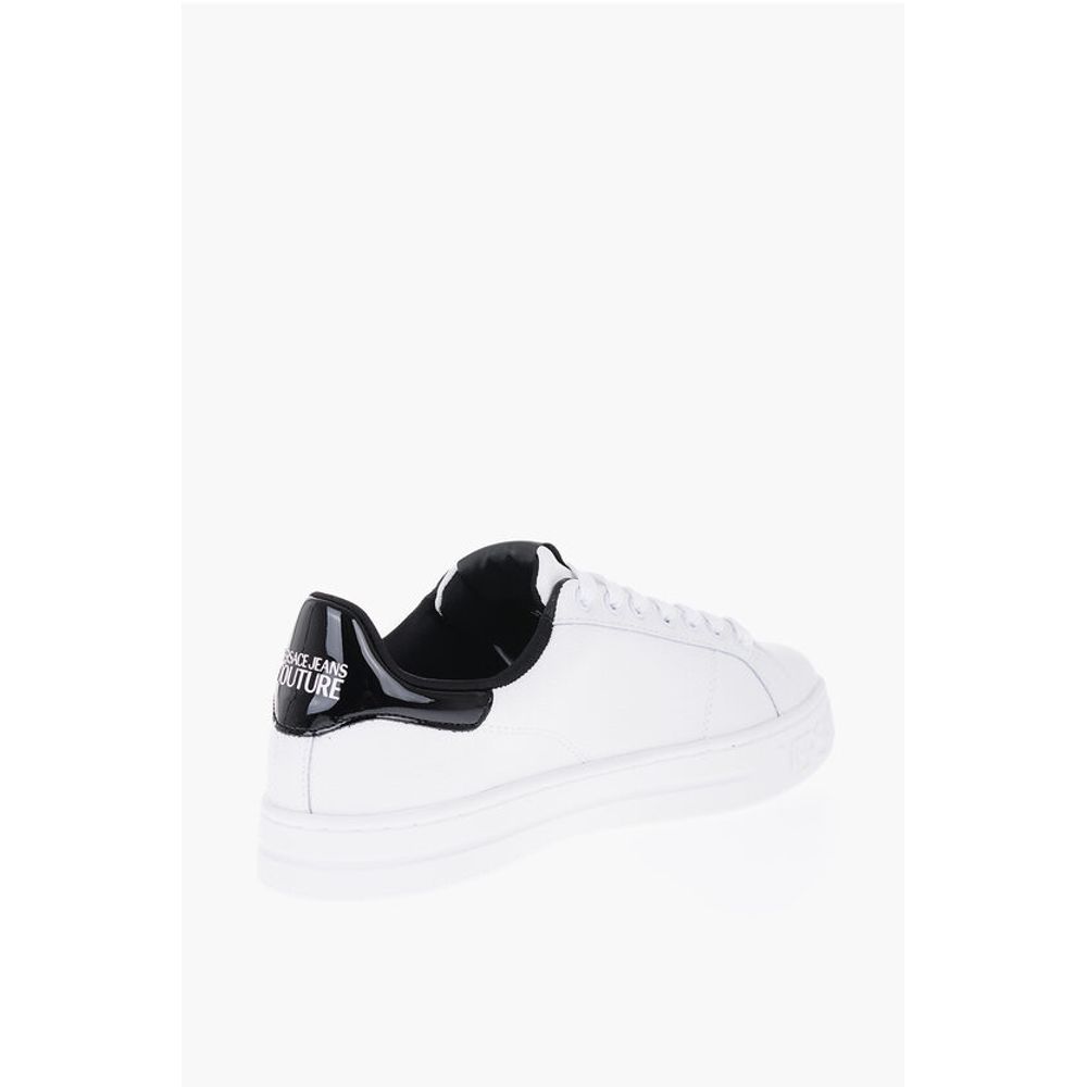 JEANS COUTURE Textured Leather COURT 88 Sneakers with Contra