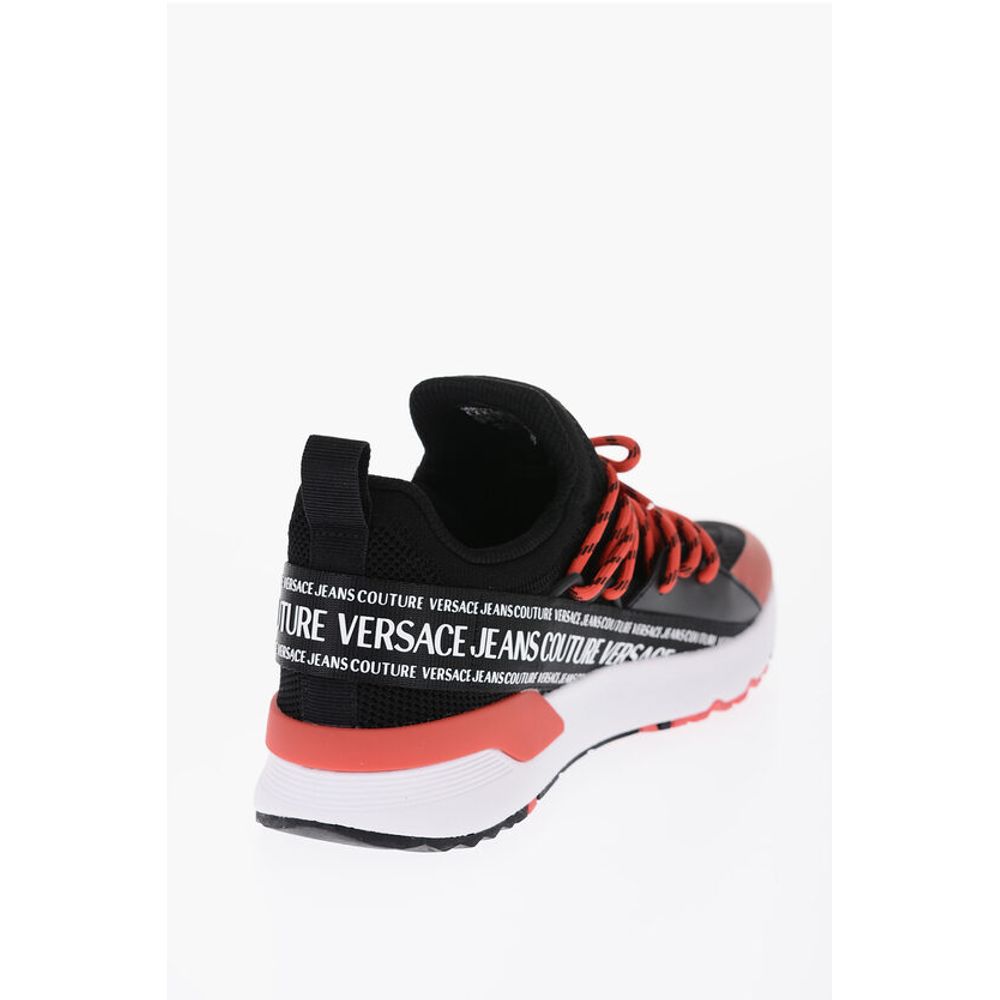 JEANS COUTURE All-Over Logo Low-Top Sneakers