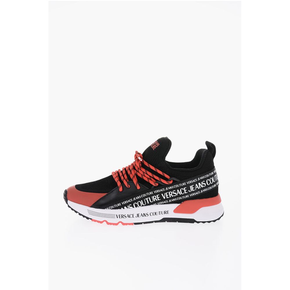 JEANS COUTURE All-Over Logo Low-Top Sneakers