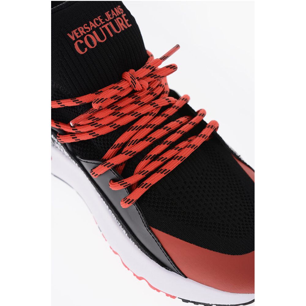 JEANS COUTURE All-Over Logo Low-Top Sneakers