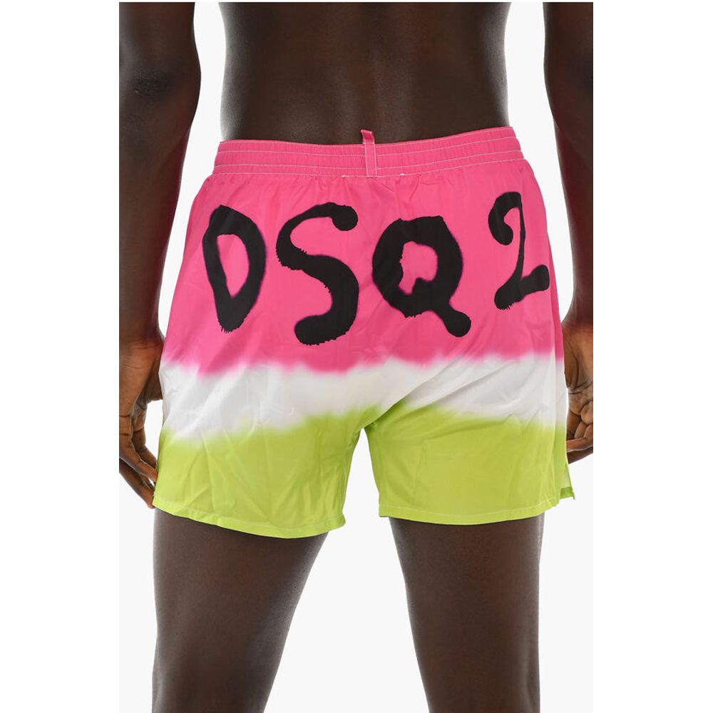 Swim Shorts with Spray Effect Logo
