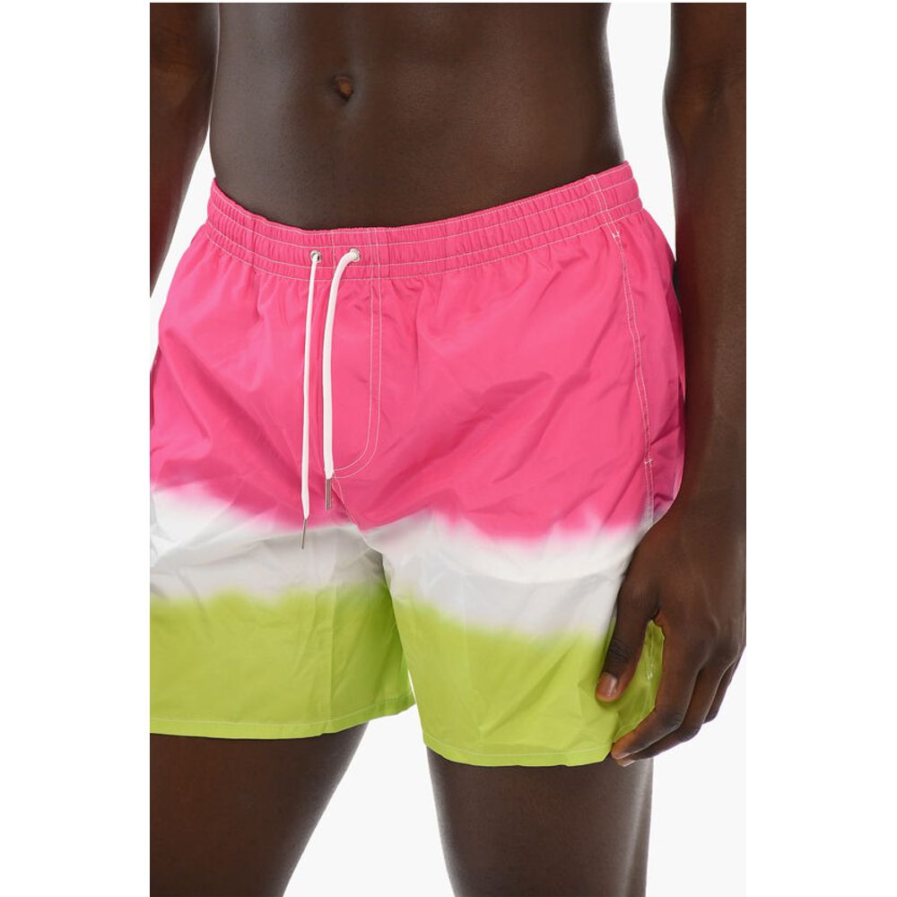 Swim Shorts with Spray Effect Logo
