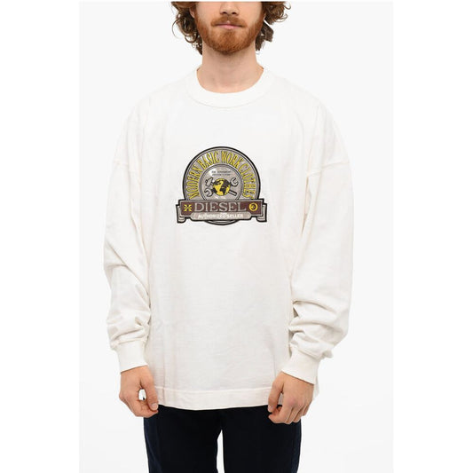 Crewneck S-PATCHY Sweatshirt with Deboosed Patch